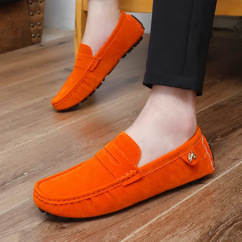Shoes Men Casual Shoes Fashion Men Shoes Genuine Leather Men Loafers Moccasins Slip on Men Flats Male Driving Shoes