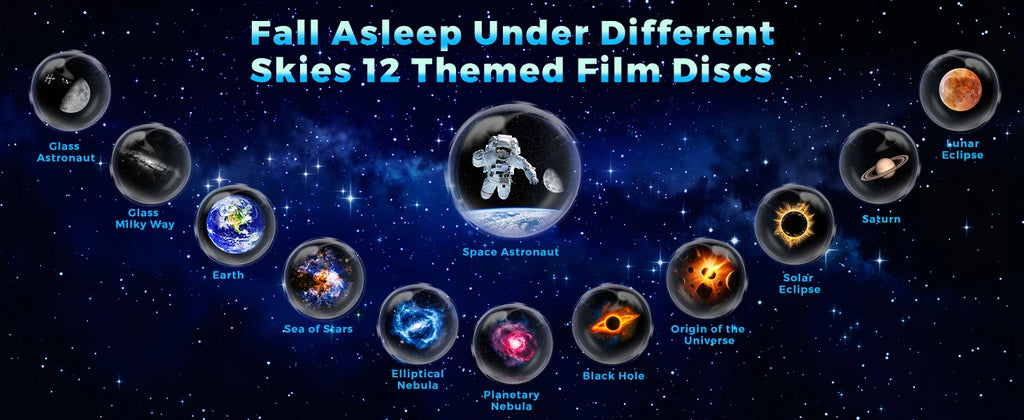 Astronaut Galaxy Projector | Star Projector with 12 Space Films | Nebula Night Light | Game Room Decor