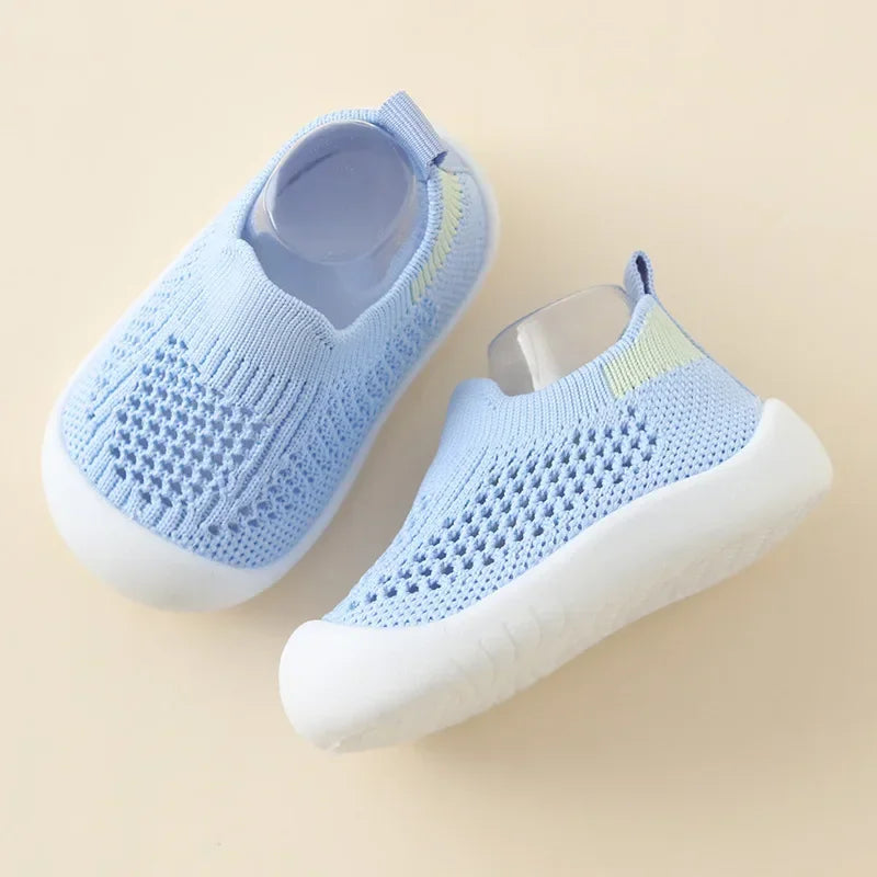Toddler & Baby Breathable Knitted Slip-On Sneakers