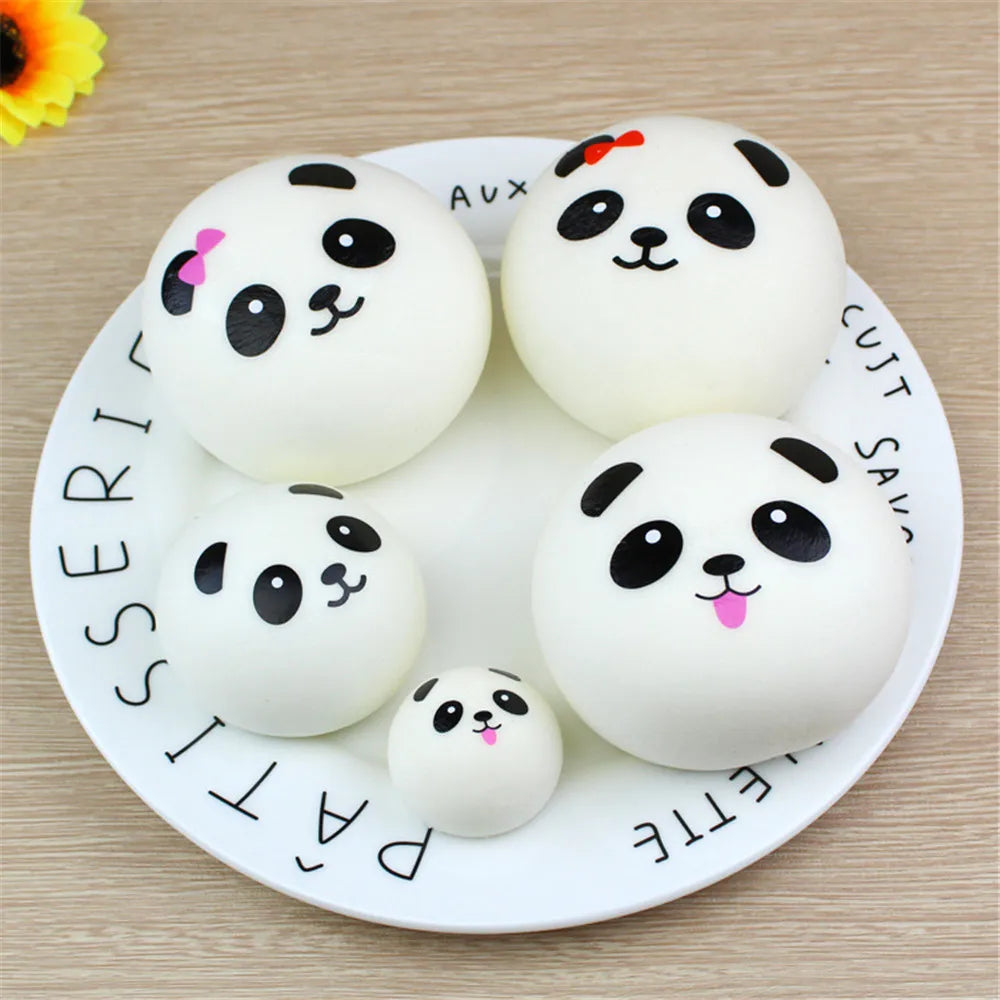 Slow Rising Bread Squishy Stress Relief Toy | Soft Foam Sensory Squeeze Toy — Cute Gift