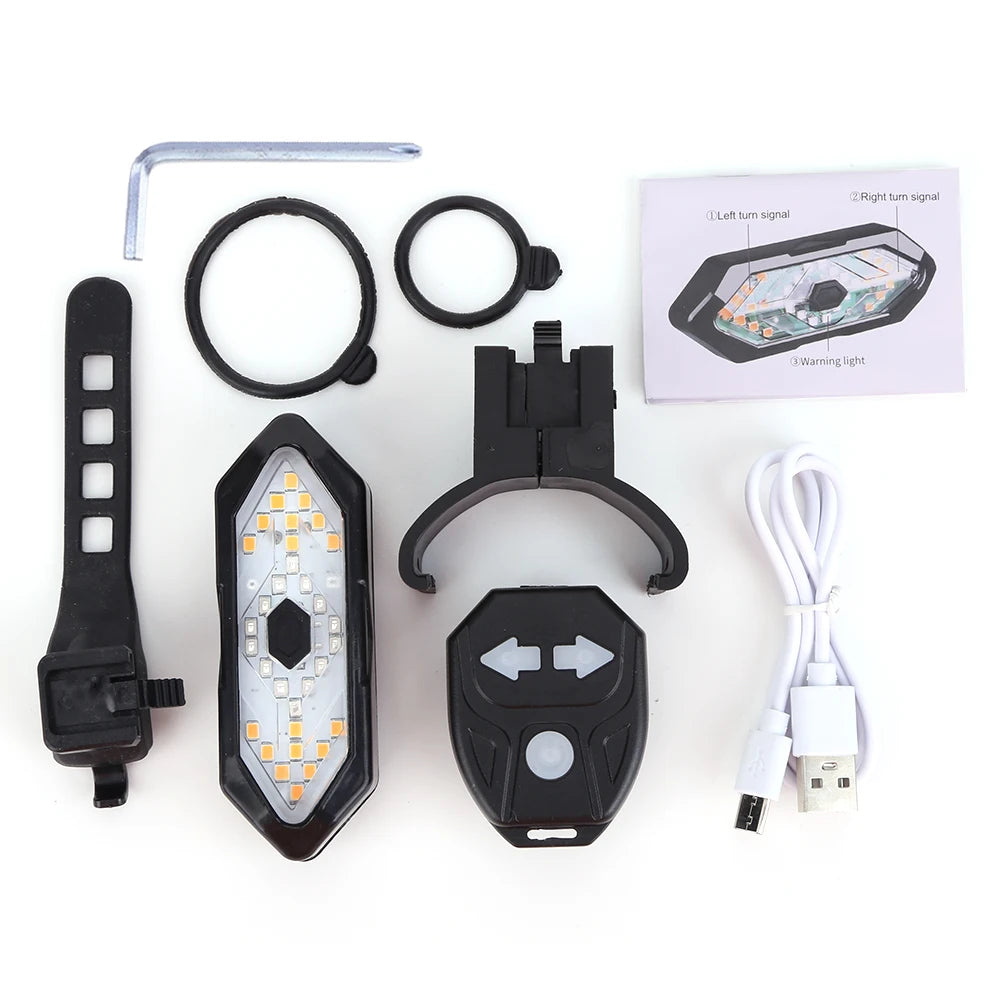 Scooter Turn Signal Safety Light – Wireless Remote LED Warning Lamp