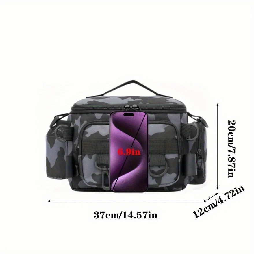 Canvas Fishing Gear Waist & Crossbody Bag