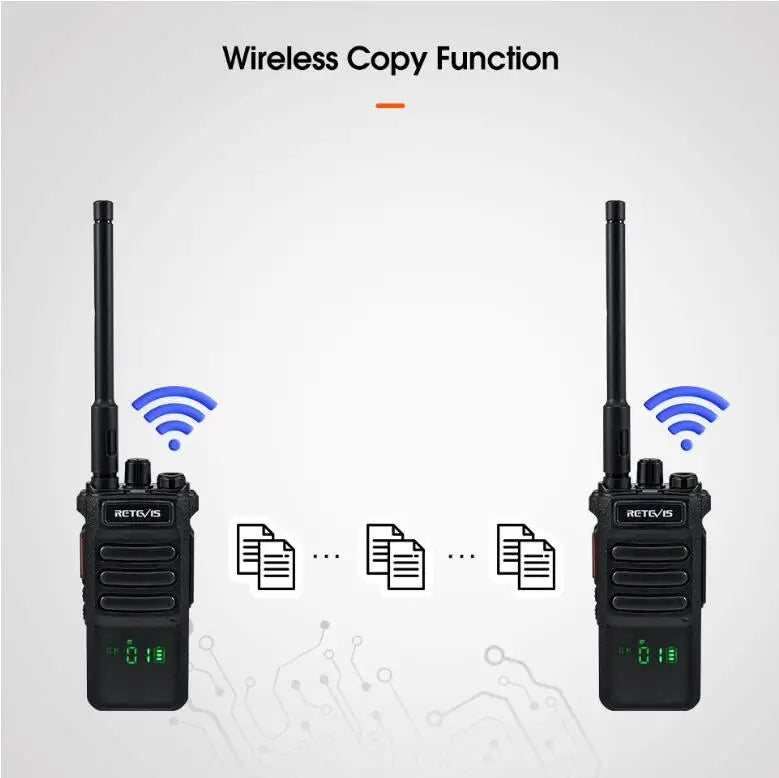 Retevis RT86 Walkie Talkie Professional Two Way Radio Long Range Walkie Talkie Communication radio for Outdoor Business