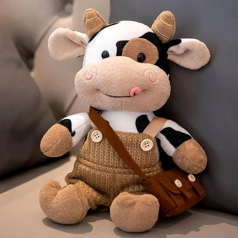 Cute Cow Plush Stuffed Animal Doll — 30cm