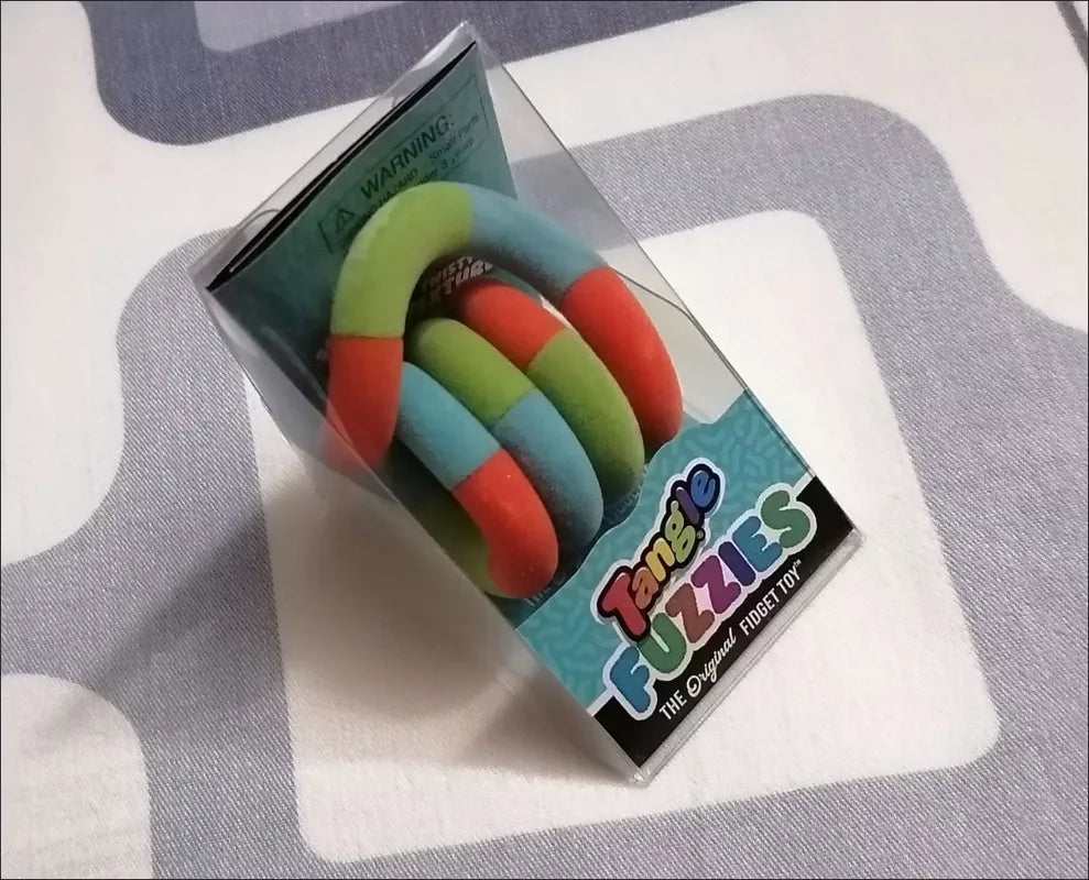 Official Genuine Fuzzies Twisty Fidget Toy Stress Relief ADHD Concentration Training Finger Sensory Toy Adult Anxiety Relief