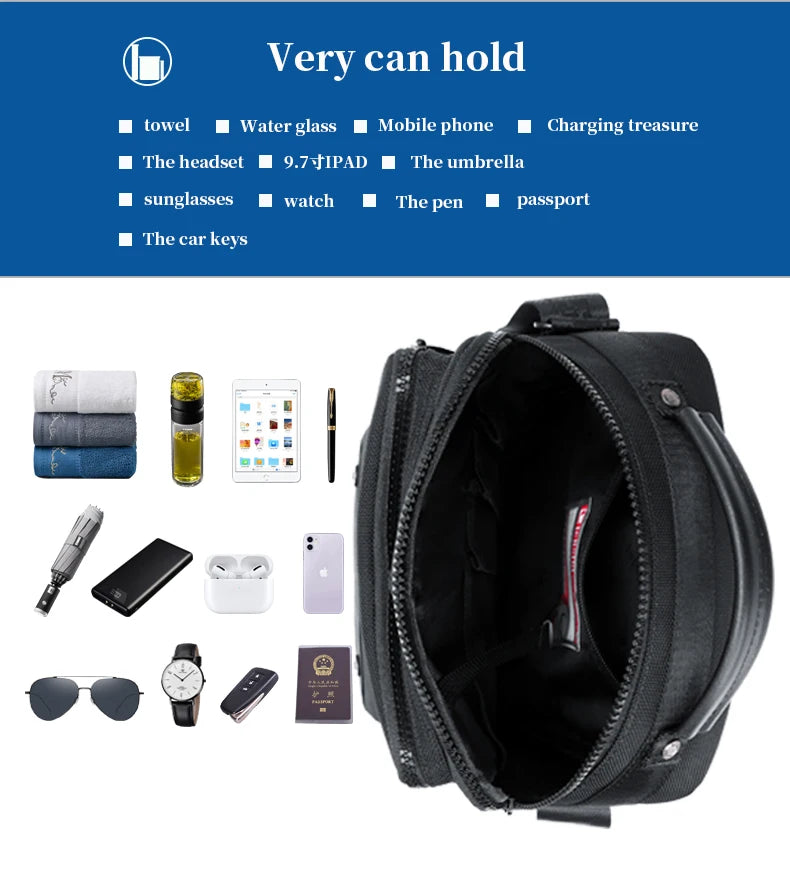 Bag for men Messenger Bag Business Men Shoulder bag Fashion Handbag Men Bag Waterproof bolso hombre