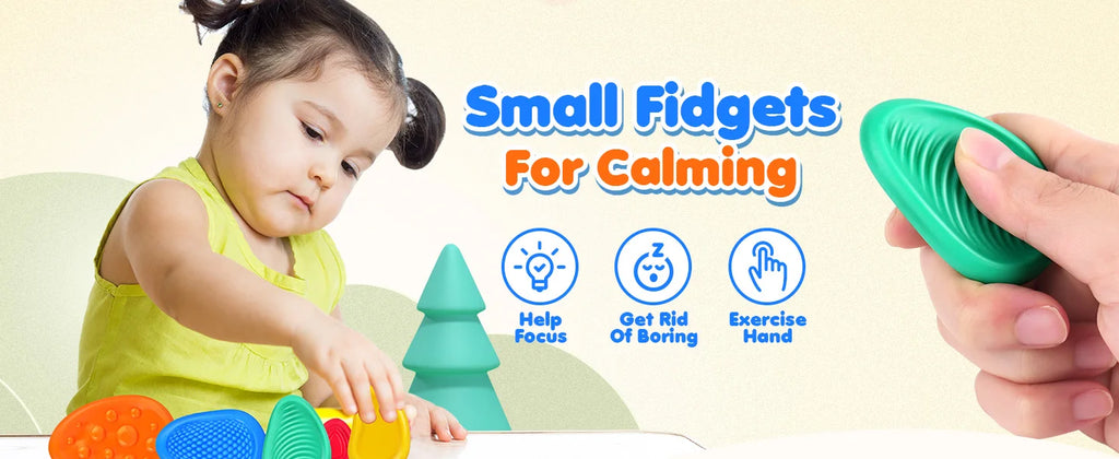 Magnetic Balls Fidget Sensory Toys Stress Relief for Adults Kids Fidget Textured Magnetic Balls with Silicone Shell Desk Toys