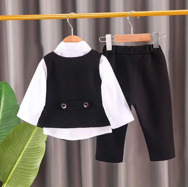 Toddler Boys Gentleman 3-Piece Formal Outfit Set