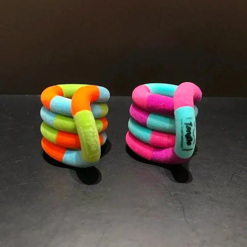 Official Genuine Fuzzies Twisty Fidget Toy Stress Relief ADHD Concentration Training Finger Sensory Toy Adult Anxiety Relief