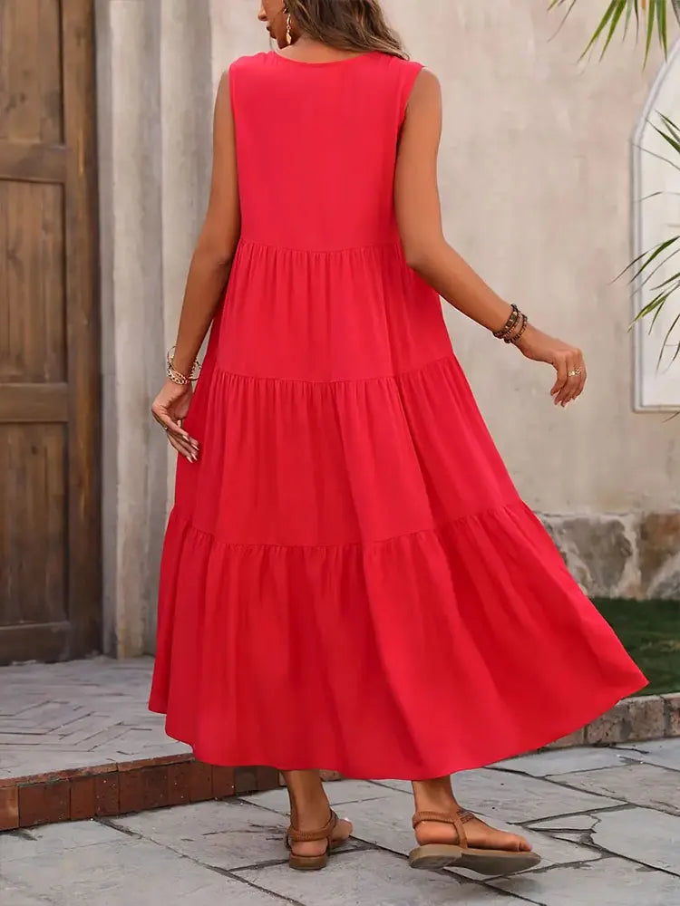 2024 Women Dress Summer Casual Brand Dresses Elegant Yellow Black Dress Femme