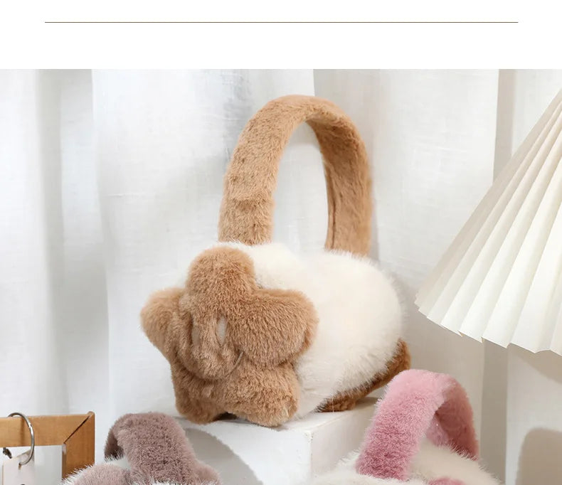 Kids' Plush Star Earmuffs