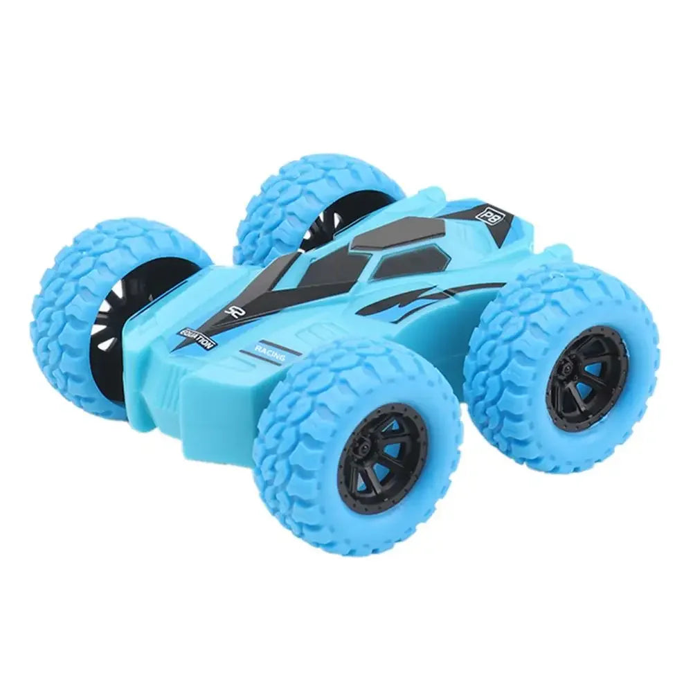 Toys Car Four-wheel Drive Off-road Vehicle Stunt Dump Cars Double-Side Inertia Car Boy Toy Car Pull Back Kids Toy Gift