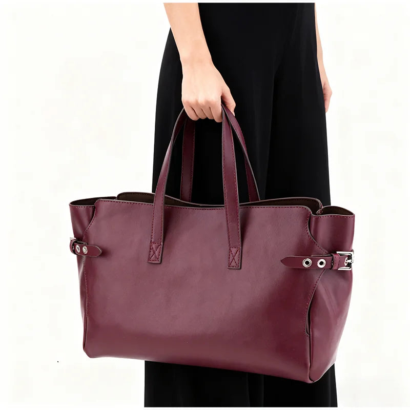 Women's Wing Style Tote Bag Set with Matching Purse