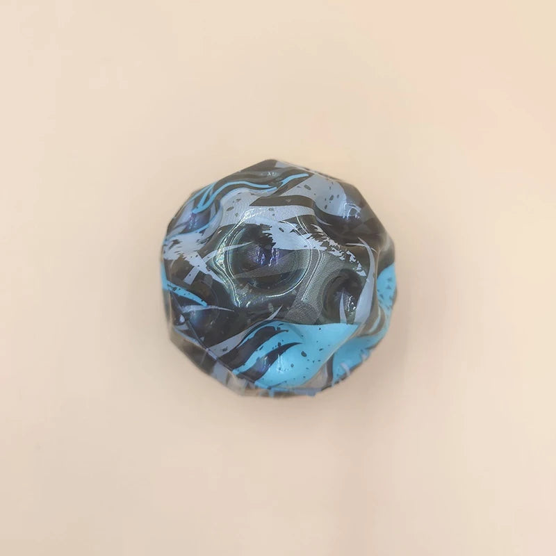 Galaxy Moon Shape Porous Bouncy Ball | Popping Sensory Fidget Toy | Stress Relief | Kids & Adults