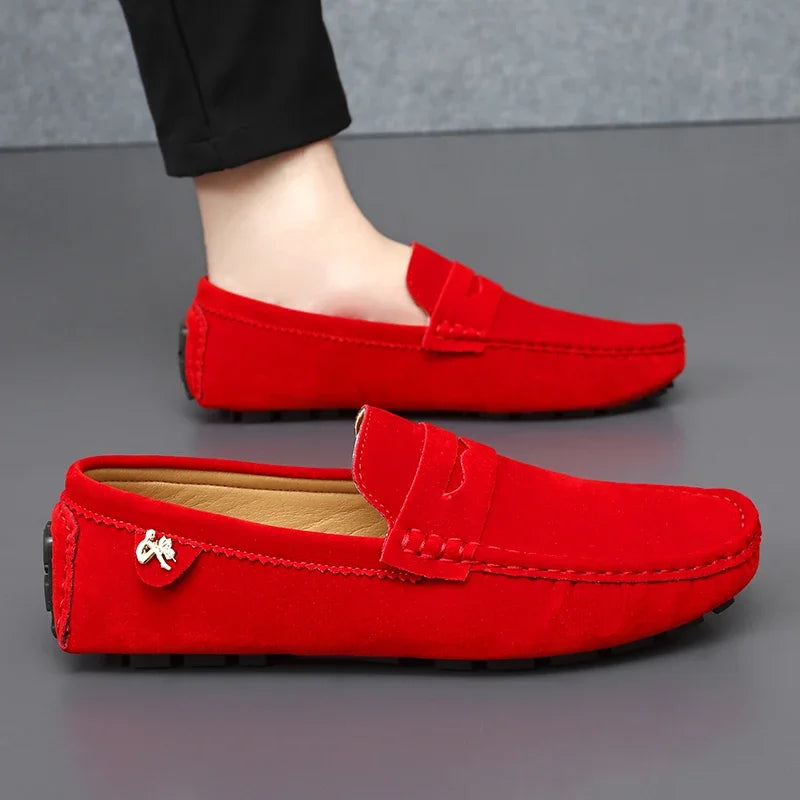 Shoes Men Casual Shoes Fashion Men Shoes Genuine Leather Men Loafers Moccasins Slip on Men Flats Male Driving Shoes