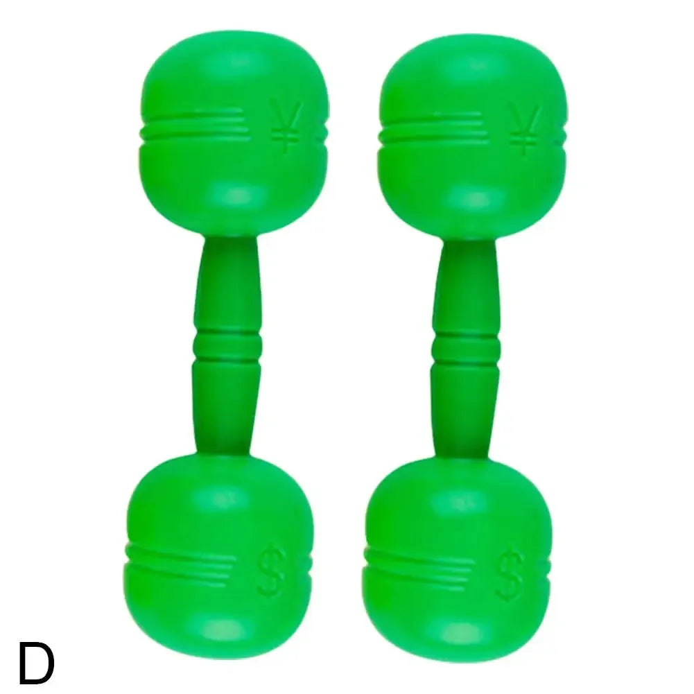 Kids' Plastic Dumbbell Toy Set – Children's Fitness Barbell Strength Training Toy