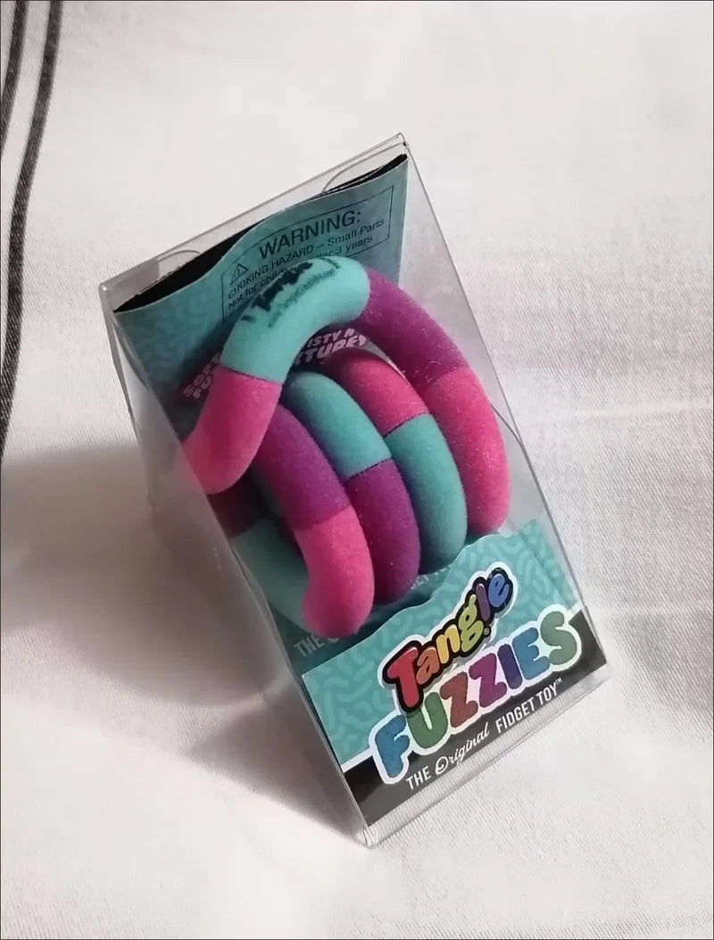 Official Genuine Fuzzies Twisty Fidget Toy Stress Relief ADHD Concentration Training Finger Sensory Toy Adult Anxiety Relief