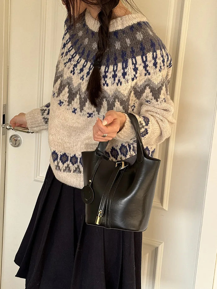 Women Bags Handbags Bucket Bag Shoulder Bag Crossbody Bag Fashion Bucket Tote Bag Leather Luxury Desginer Big Lady Hand Bags