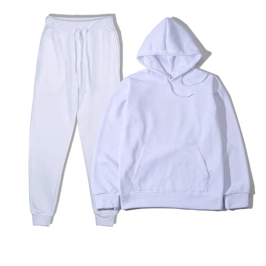 Men's Hoodie & Pants Sports Suit – Two-Piece Casual Running Set