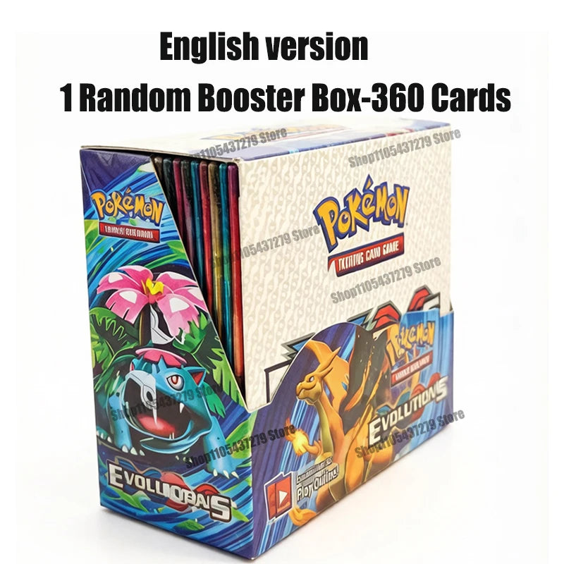 Pokémon 360Pcs English Booster Box | Scarlet Violet, Prismatic Evolutions, Temporal Forces & More