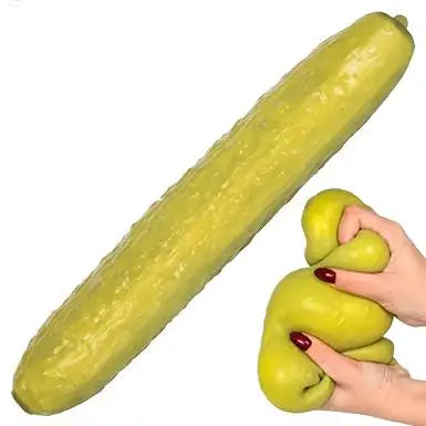 1PC Cucumber Shaped Squeezed Toy Creatively Gift For Kid Adult Sensory Playful Toy Realistic Interesting Decompression Toy