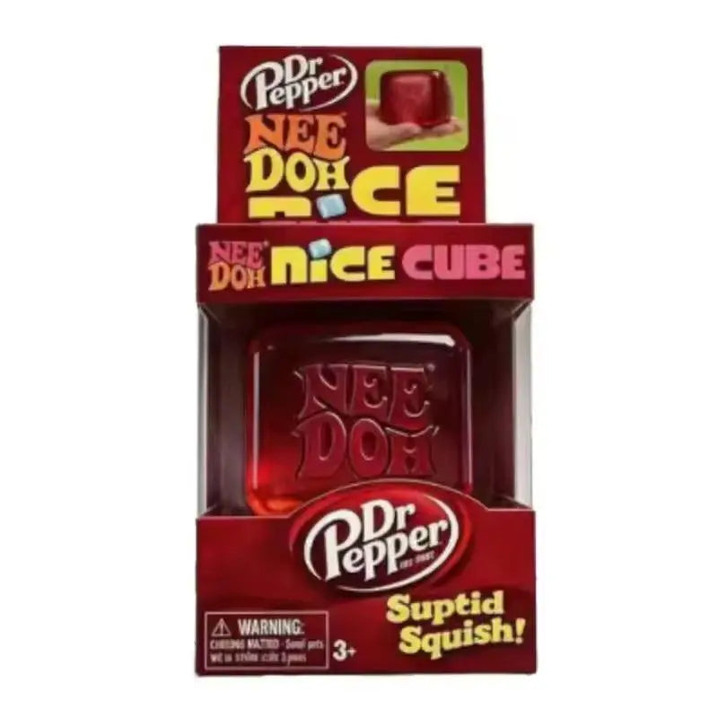 Needoh Nice Cube Sensory Stress Reliever | Fidget Tool for Anxiety & Focus — Kids & Adults