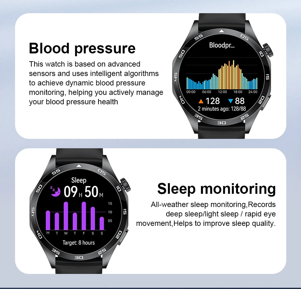 2026 Men New Smartwatch Bluetooth Call Waterproof Sports Fitness Smart Watches ECG Heart Rate Monitoring Health Smart Bracelets