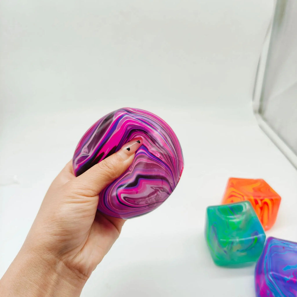 NeeDoh Nice Cube Sensory Squeeze Toy | Stress Relief Squishy Fidget Toy for Anxiety & Relaxation