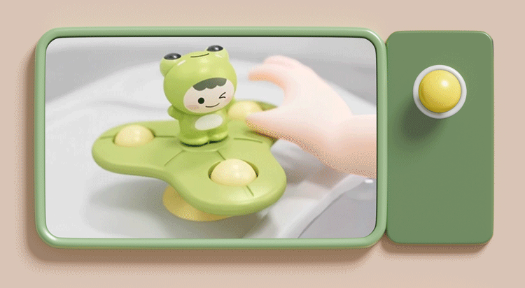 Montessori Suction Cup Spinner Toy | Sensory Table Game for Babies & Toddlers