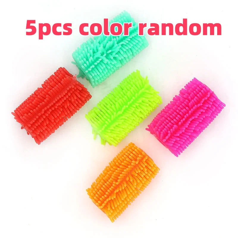 Silicone Plush Stress Relief Squeeze Pen Set – Fun Novelty Fidget Toy Pens