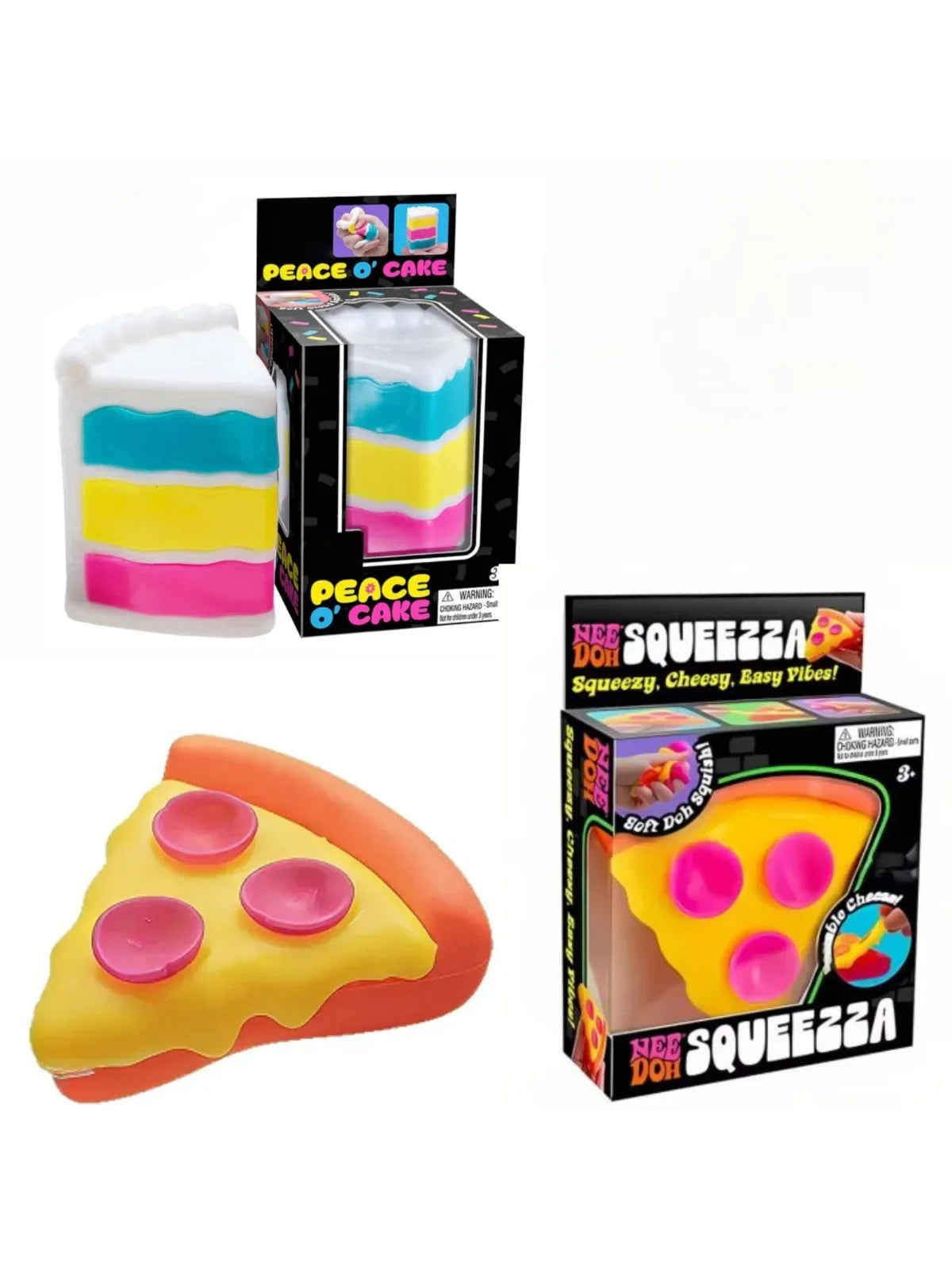 Nee Doh Peace O' Cake Sensory Squeeze Toy