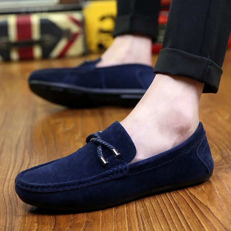 Customizable Men Casual Shoes Fashion Men Shoes Genuine Leather Men Loafers MNX001110