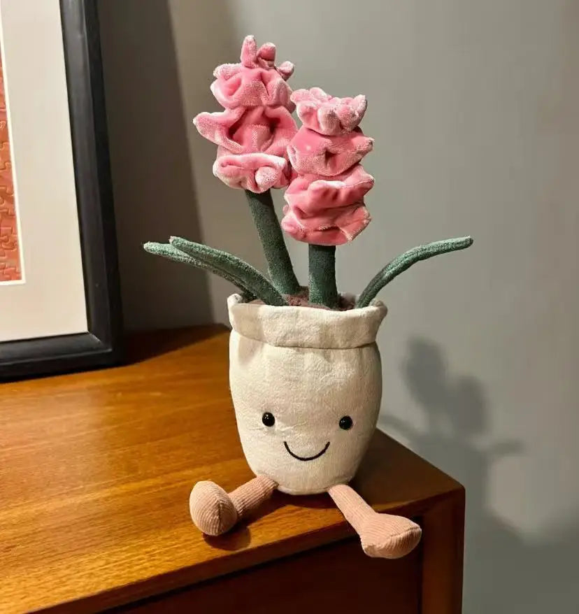 JC Plush Potted Plant Decor Toy Sunflower Daisy Drop Stuffed Soft Comfortable Doll Home Decoration Trendy Toy Jc Plush Gift