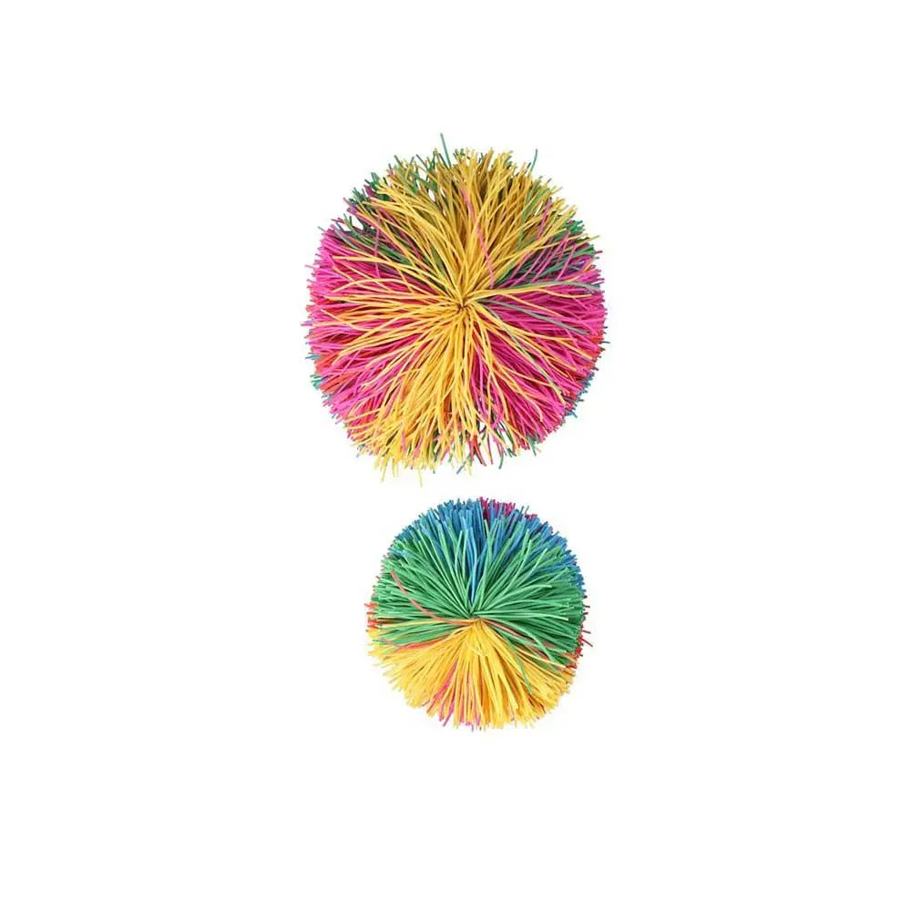 Stress Relief Anti-Stress Colorful Rainbow Fidget Sensory Ball Baby Stretchy Ball Bouncy Stress Balls Monkey Stringy Balls