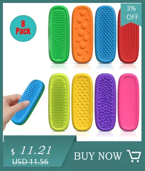 Sensory Fidget Stones 6-Pack | Textured Silicone Calming Toys for Anxiety & Autism
