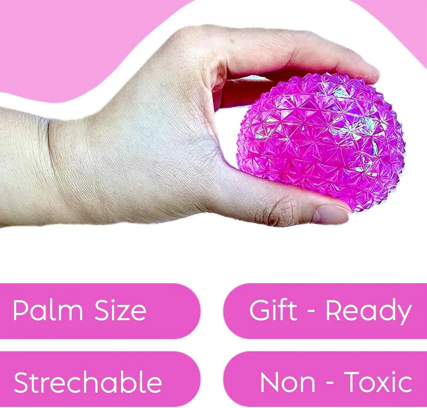 Maltose Diamond Shiny Squeeze Ball Cute Slow Rebound Sensory Fidget Toy Stress Relief Relaxation Blind Box