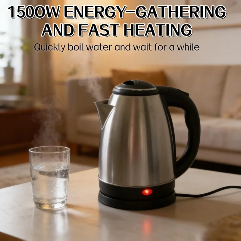 Home Appliance Smart Electric Kettle Stainless Steel Portable Kettle Safe And Fast Heating Electric Pot For Hotel Trip kitchen