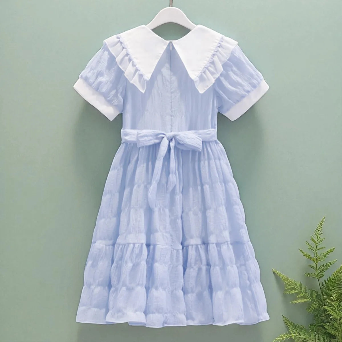 Toddlers Dresses For Girls Children's Dress Summer Cotton Kids School Costumes Short Sleeve Baby  4 5 6 8 9 10 12 Years