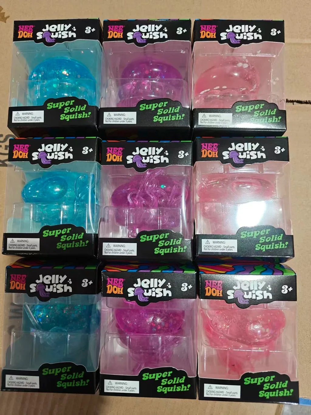Fuzz Ball Jellyfish Squishy Blind Box | Soft Stress Relief Toy | Random Color | 6 Styles