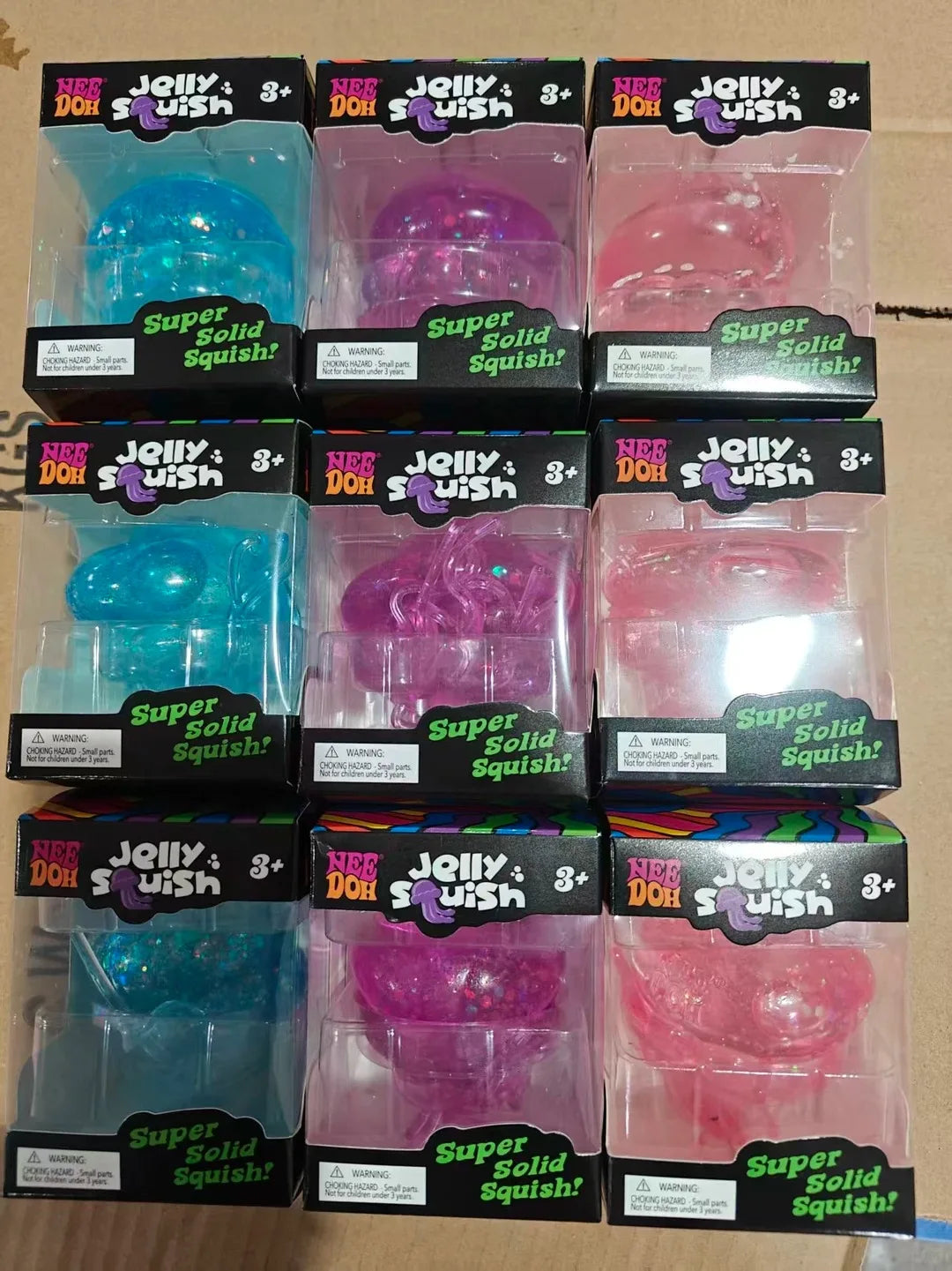 Fuzz Ball Jellyfish Squishy Blind Box | Soft Stress Relief Toy | Random Color | 6 Styles