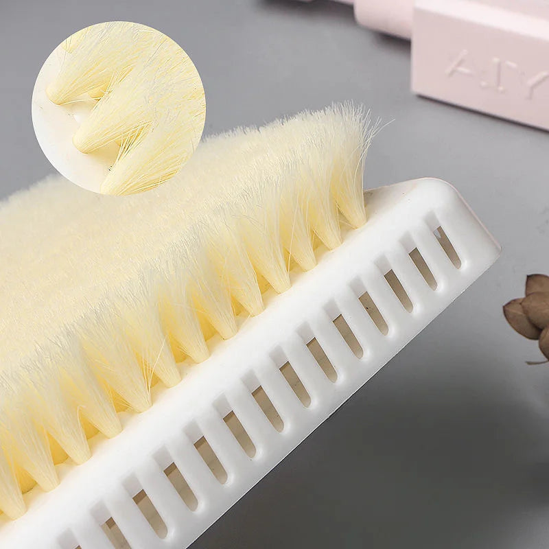 Wall-Mount Suction Cup Back Scrubber & Massage Bath Brush