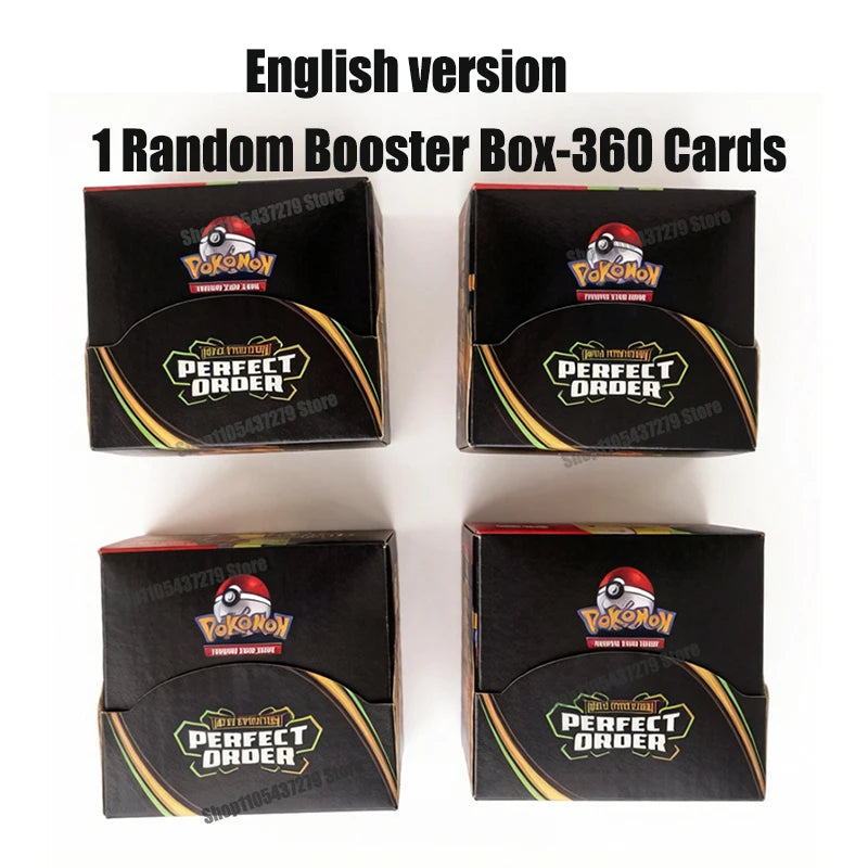 Pokémon 360Pcs English Booster Box | Scarlet Violet, Prismatic Evolutions, Temporal Forces & More