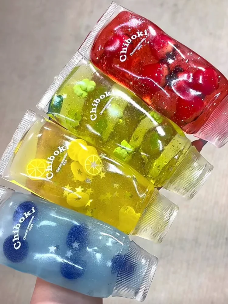 Slow Rising Squishy Stress Relief Toy | Fruit & Maltose Novelty Squeeze | Deformable Fidget | Single or 4-Pack