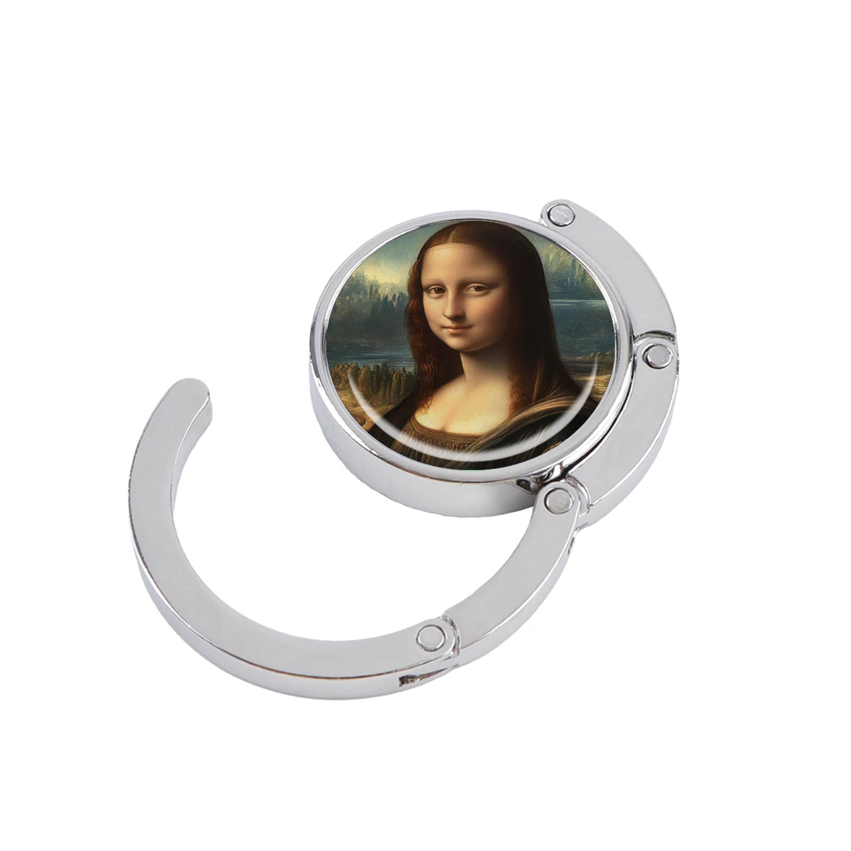 Van Gogh Art Folding Metal Purse Hanger & Table Bag Hook