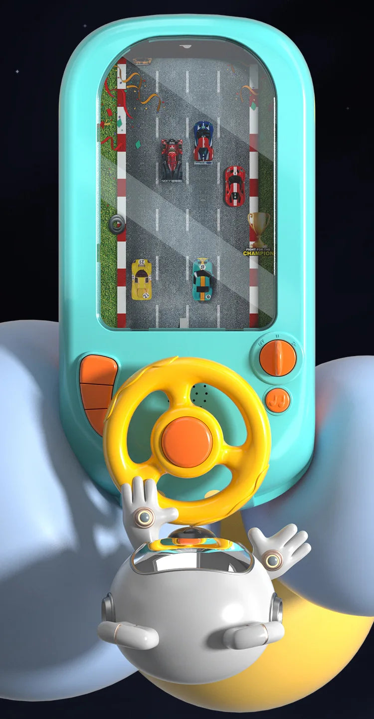 Toddler Racing Car Steering Wheel Toys Musical Electronic Adventure Game Simulated Driving Interactive Toy Gift for Kids Baby