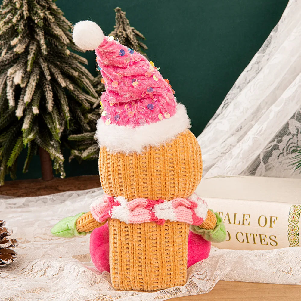 New Gingerbread Man Christmas Decoration Ornaments New Year Party Window Display Festival Desktop New Year 2025 Gift Home Decor