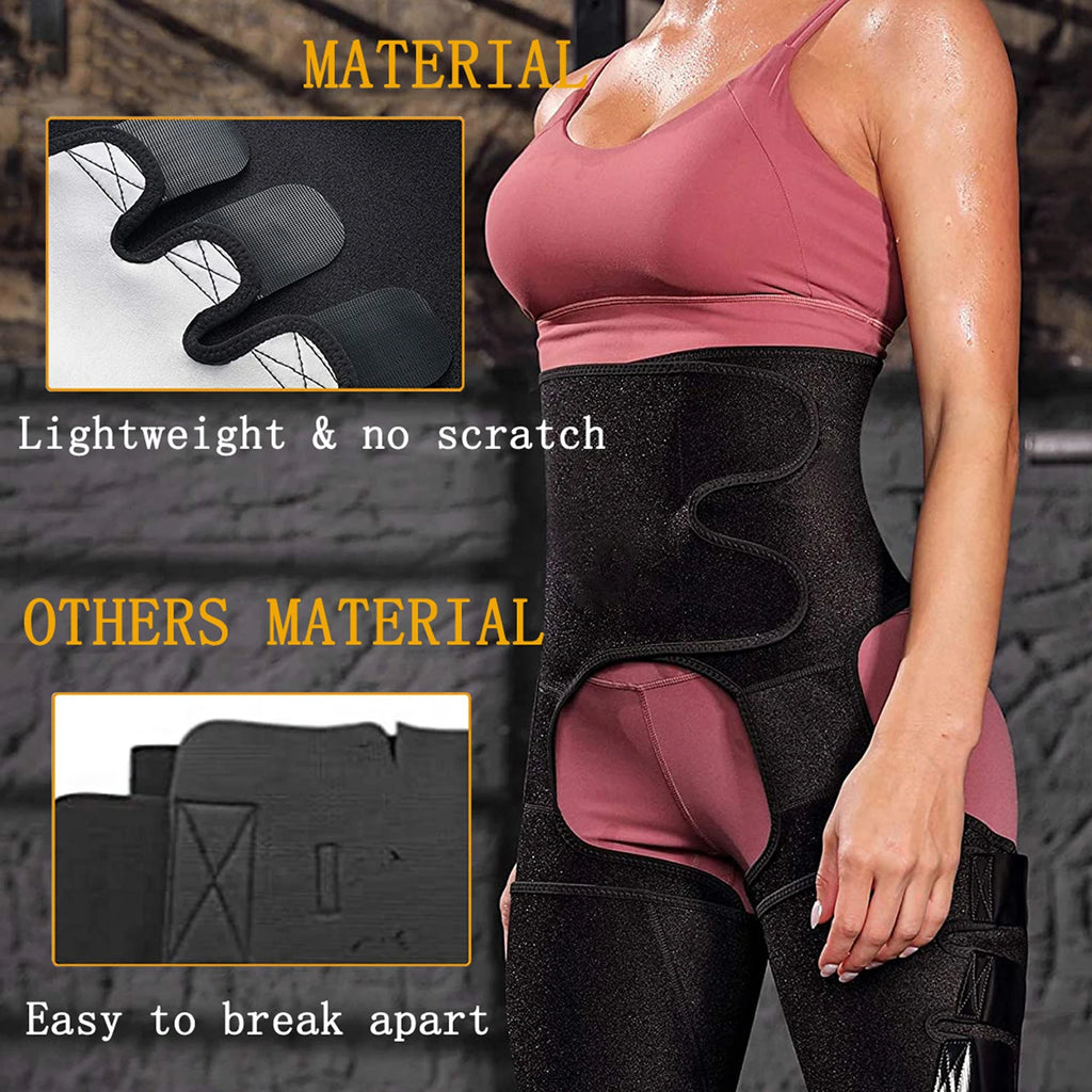 Waist Trainer Is Suitable For Women's Three-In-One Waist And Thigh Trimming And Weight Loss Training Hip LiftingTrimming Belt