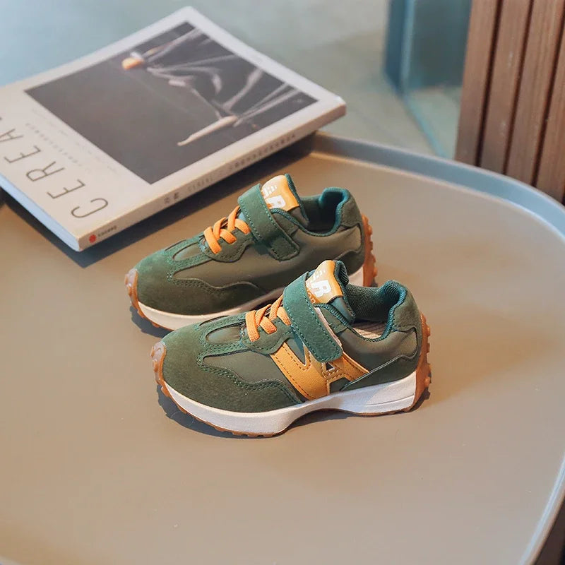 Kids' Unisex PU Leather Basketball Sports Sneakers