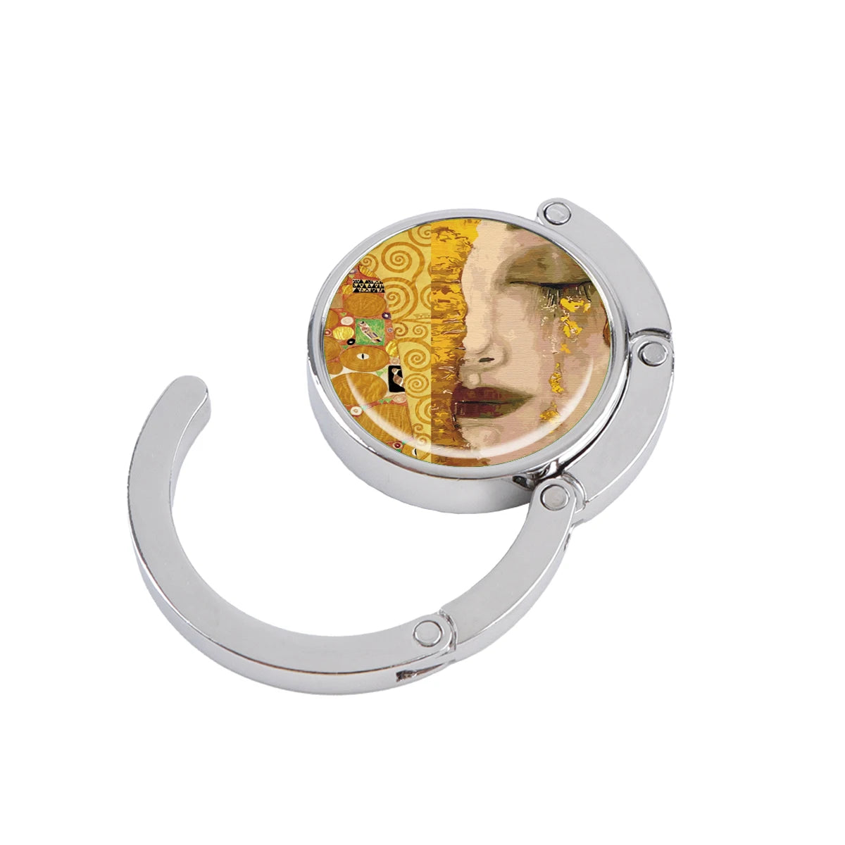 Van Gogh Art Folding Metal Purse Hanger & Table Bag Hook