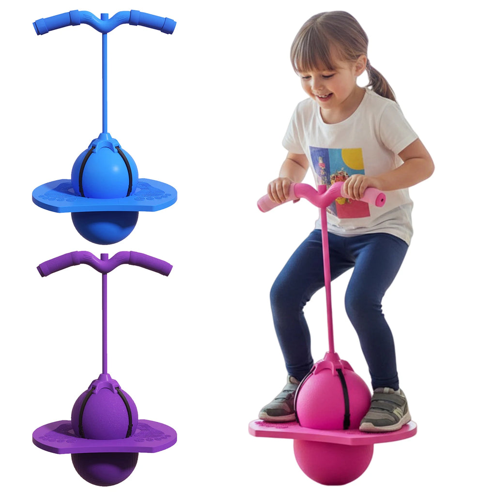 Kids Pogo Bouncing Ball with Handle – Outdoor Jump & Balance Toy